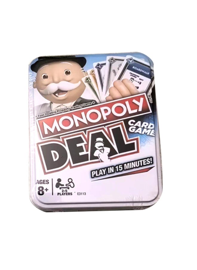 Large Size Monopoly Board Game English Version Iron Box Dea Monopoly German Version Tabletop Game For Children And Adults-Color:Large Monopoly Strong Hand Chess 515 (english Version)  - Image 3
