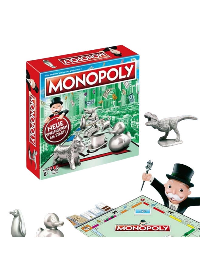 Large Size Monopoly Board Game English Version Iron Box Dea Monopoly German Version Tabletop Game For Children And Adults-Color:Large Monopoly Strong Hand Chess 515 (english Version)  - Image 1
