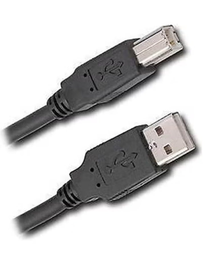 ELTRAZONE USB 2.0 Type A to Type B Male Printer Cable – High-Speed Data Transfer Cable for Printers, Scanners, External HDDs, and Other Peripherals – Durable Black Cable with Reliable Connection for Smooth Performance and Plug & Play Compatibility - Image 2