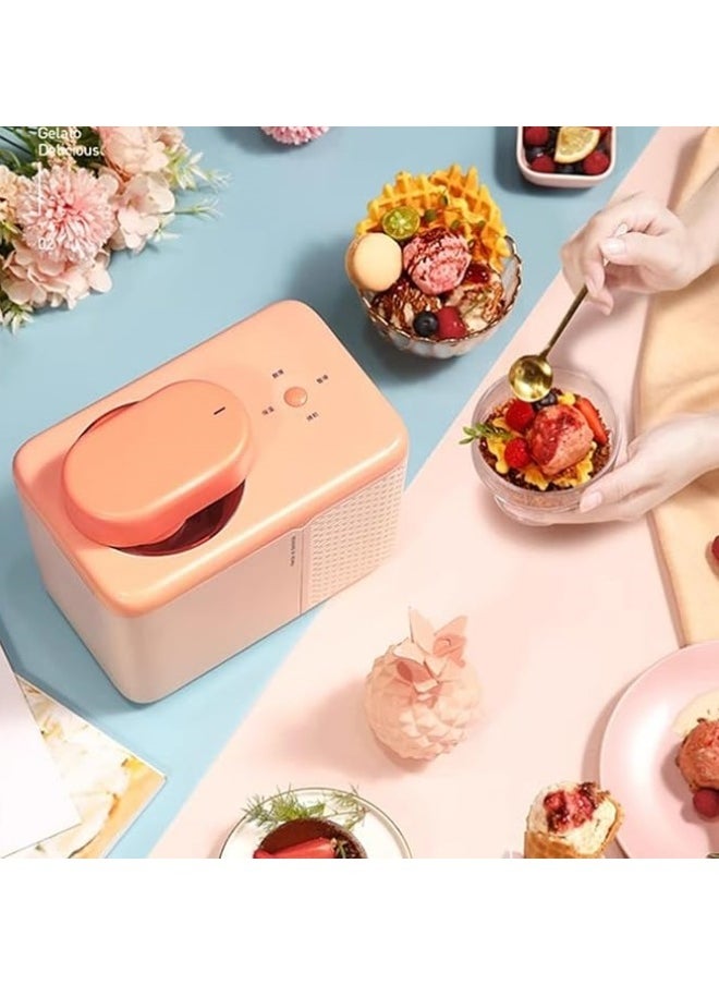 Ice cream machine household small fully automatic cone ice cream machine frozen dessert machine for making soft ice cream