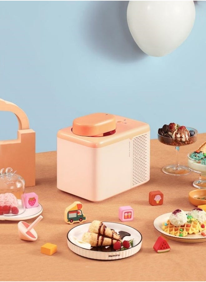 Ice cream machine household small fully automatic cone ice cream machine frozen dessert machine for making soft ice cream