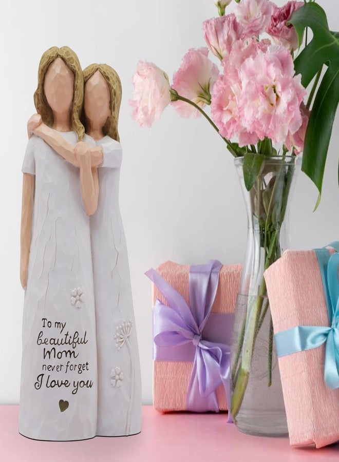 AcowSpt Mom Birthday Gifts from Daughter, Birthday Gift for Mom from Daughter, Valentines Day Gifts for Moms, Sculpted Hand-Painted Figurine - Image 2