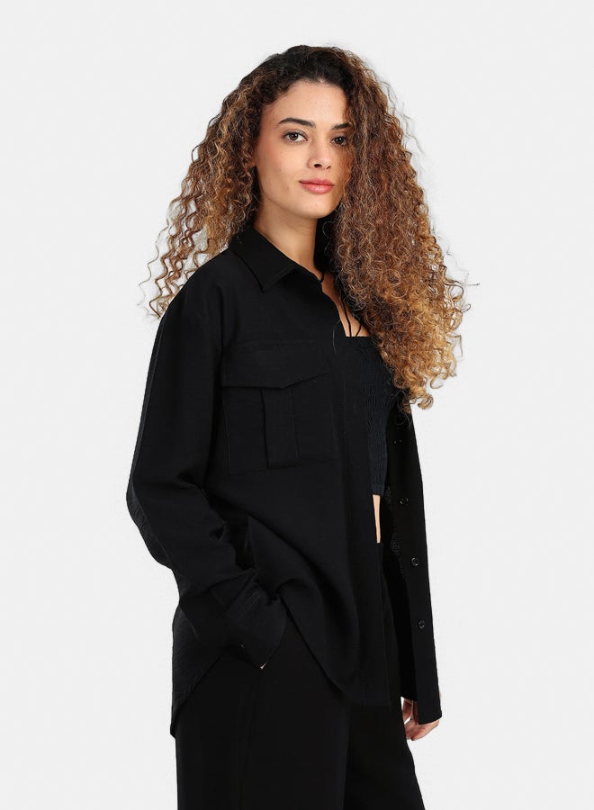 Carina Classic Button-Up Shirt - Image 2