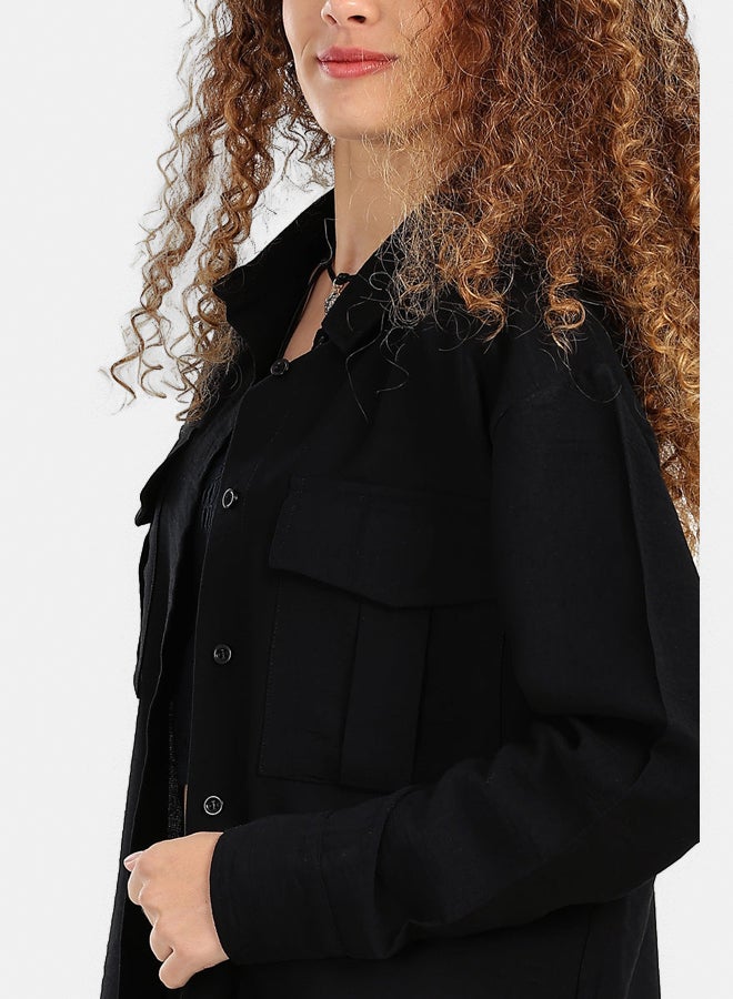 Carina Classic Button-Up Shirt - Image 4