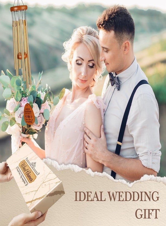 Aurahouse Wedding Gifts, Wind Chime Wedding Gifts for Couples 2024, Anniversary Engagement Gifts for Couples, Newlyweds, Bridal Shower Gifts for Bride, Mr and Mrs, Couple Gifts - Image 2