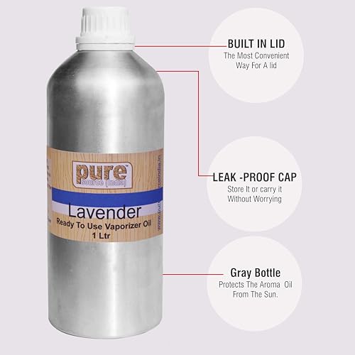 Pure Source India Lavender Fragrances Vaporizer Oil Suitable for aromatherapy, Candle Making, Diffuser oil (1L) - Image 5