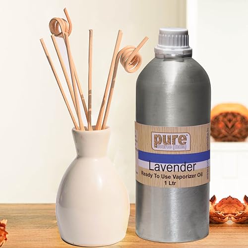 Pure Source India Lavender Fragrances Vaporizer Oil Suitable for aromatherapy, Candle Making, Diffuser oil (1L) - Image 2