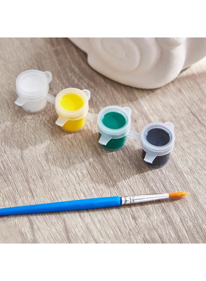 سنايل إناء للزهور السيراميك DIY مع الألوان - Image 3