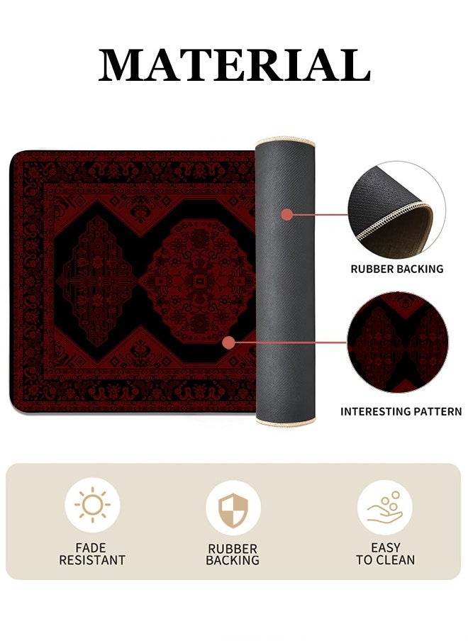 Generic 2 PCS Kitchen Floor Mats Rugs Set, Cushion Floor Carpet, Waterproof, Oil Resistant and Anti-Fatigue PU Standing Mat for Kitchen, Floor, Office, Sink, Laundry 45*75CM+45*120CM  - Image 4