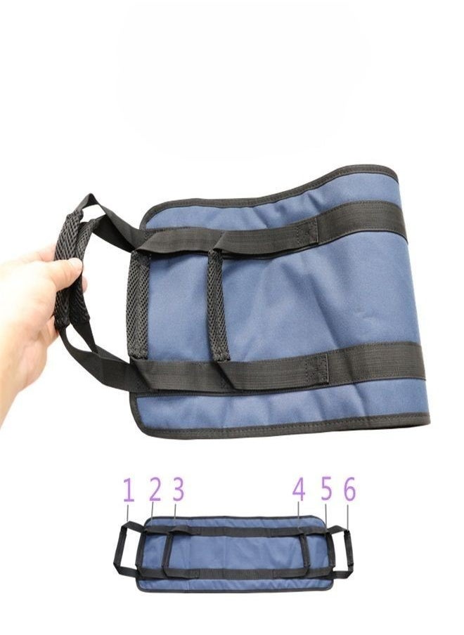Generic - Assistive Devices Bedridden Seniors Shifting Transfer Sling Non-Slip Gait Belt with Padded Handles Patient Lift Aid for Seniors Elderly Injured Mobility Standing Safely Move from Bed Wheelchair - Image 1