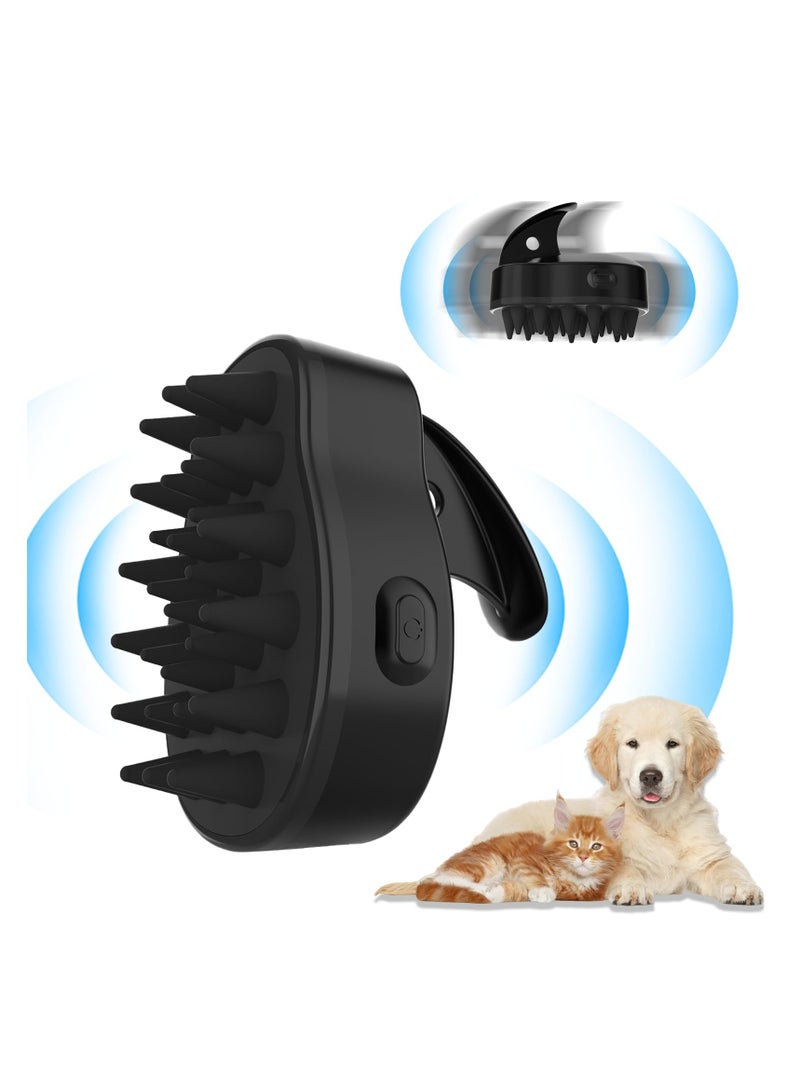 SYOSI Electric Pet Hair Brush，Massage Cat Brush, Pet Bathing Brush for Hair Removal, Cleaning Massage Comb, for Massage Cat Grooming Brush Pet Hair Removal Comb for Cat and Dog, Pet Accessory - Image 1