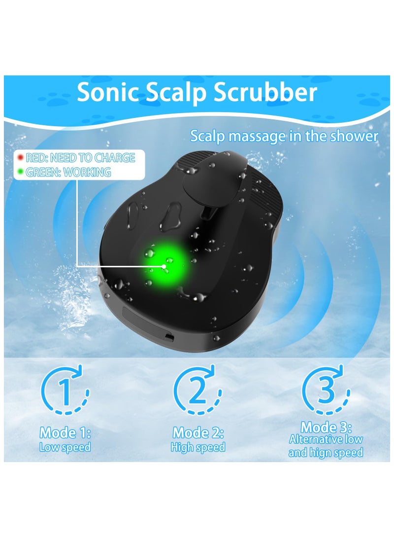 SYOSI Electric Pet Hair Brush，Massage Cat Brush, Pet Bathing Brush for Hair Removal, Cleaning Massage Comb, for Massage Cat Grooming Brush Pet Hair Removal Comb for Cat and Dog, Pet Accessory - Image 4