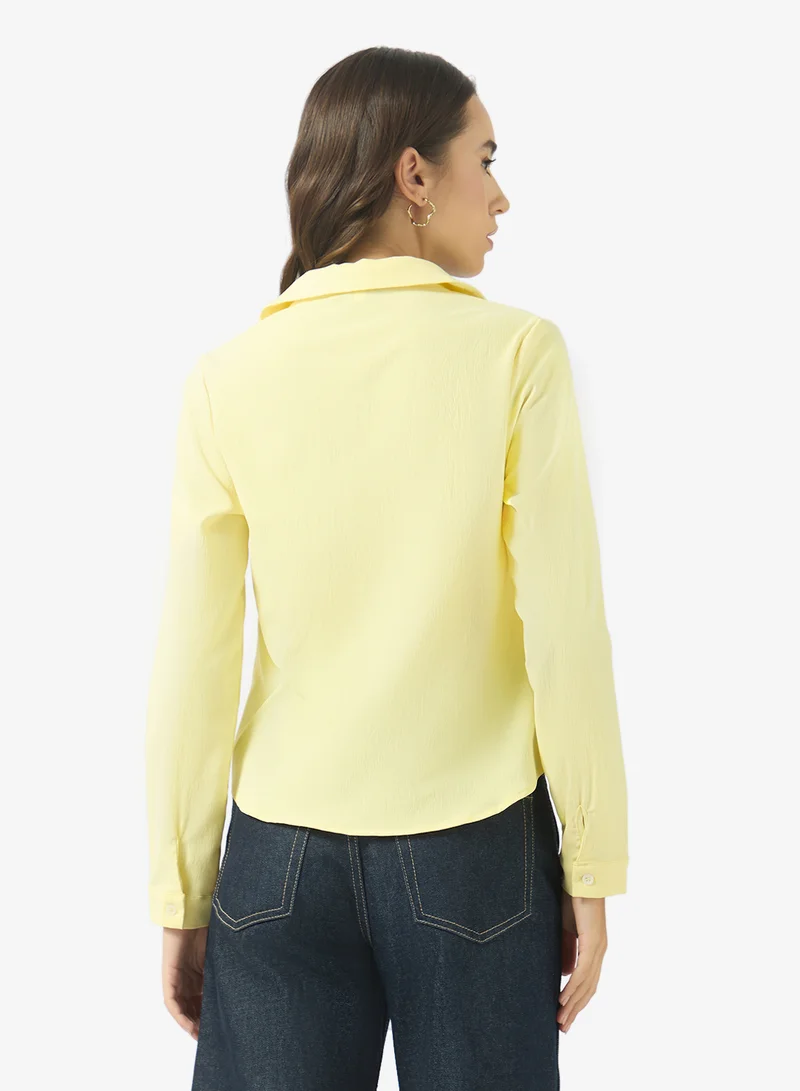 Ginger Tie Up Detail Blouse