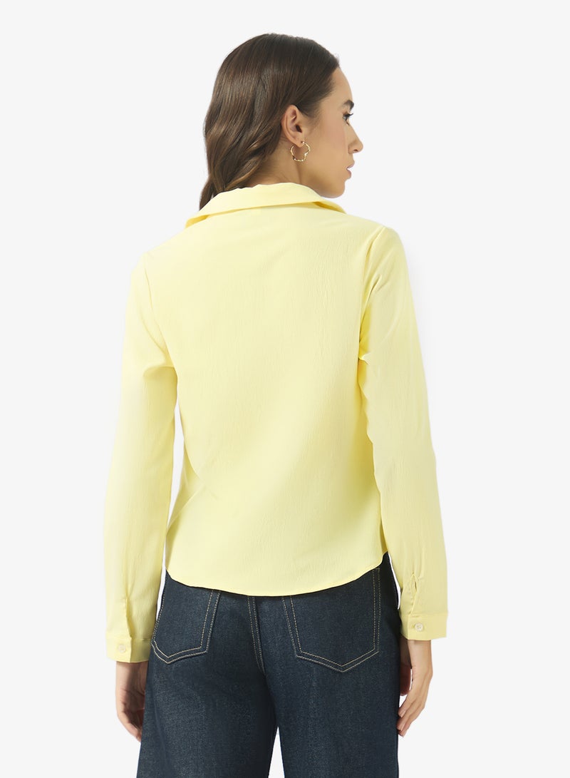 جينجر بلوزة بتفاصيل ربط - Image 2