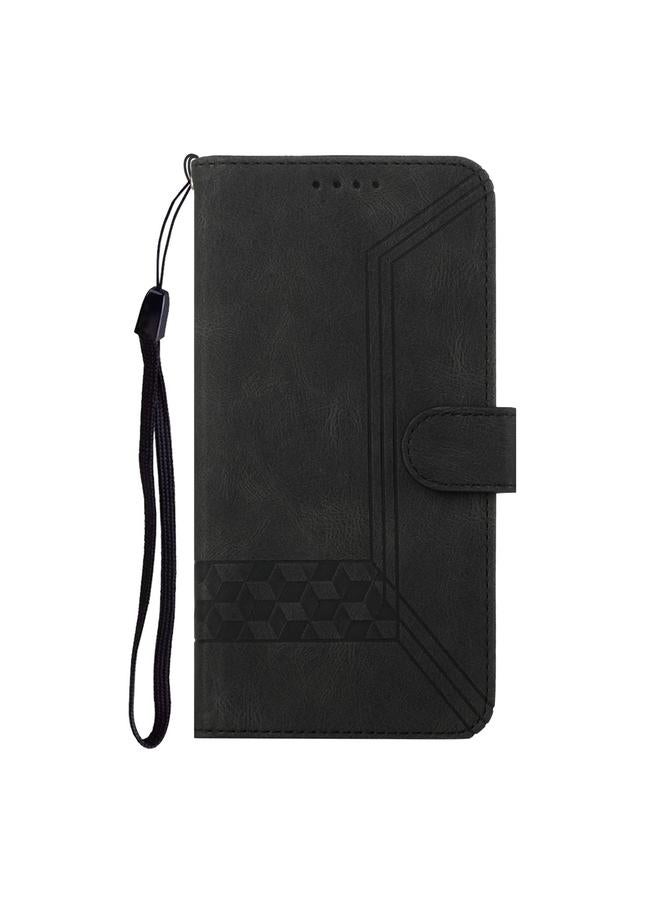 اس-توب جراب لهاتف Infinix Zero 40 4G / Zero 40 5G، جراب هاتف جلدي قابل للطي بملمس مكعب - Image 3