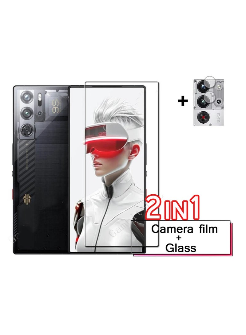 2 in 1 For ZTE Nubia Red Magic 9 Pro/9 Pro+ Screen & Camera Protection - High transparency full coverage security protector  - Image 1