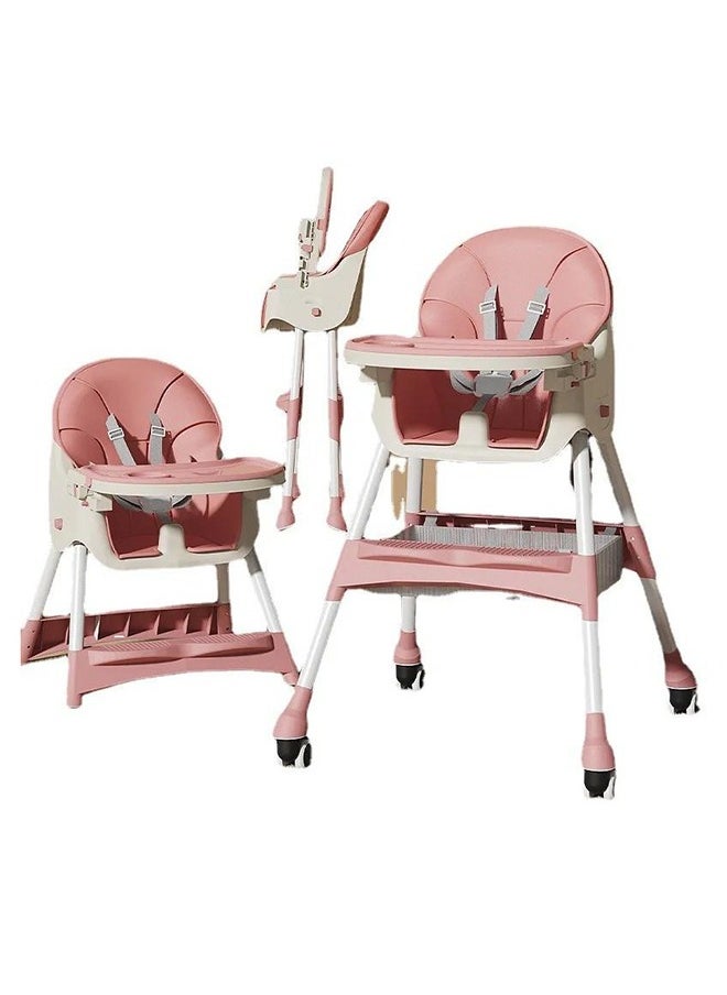 DEHKAH - Highchair With Large Feeding Tray, 3-Gear Adjustable Seat Cushion - Image 1