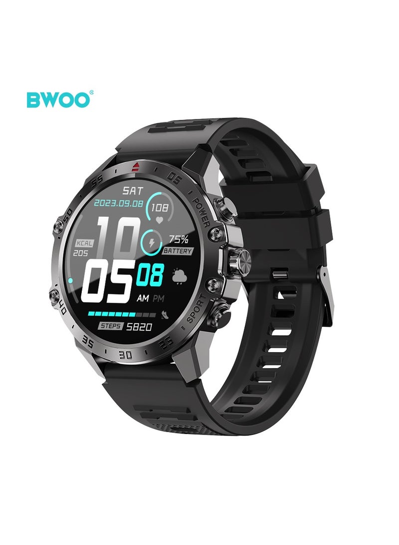 Bwoo Wa08 Smart Watch Black - Image 1