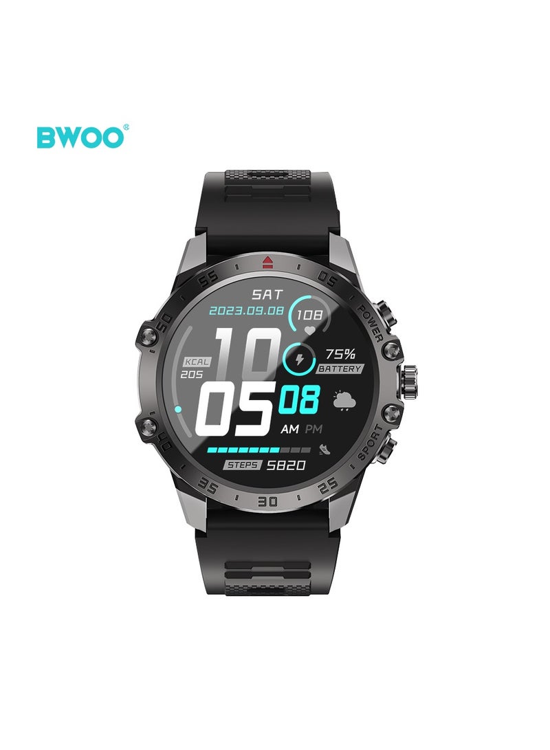 Bwoo Wa08 Smart Watch Black - Image 2