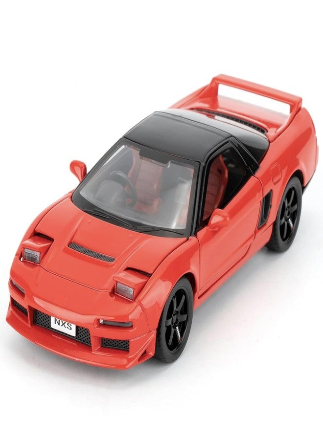 FEXXA Toy Car Compatible for 1:32 HO NDA NSX Evolution Model, Pull Back Diecast Collectible Car with Sounds ＆ Lights for Kids Boys Girls and Adults, Gift (RED) - Image 1