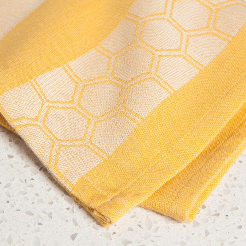 Now Designs Honeybee Woven Cotton Jacquard Dishtowel - Image 3