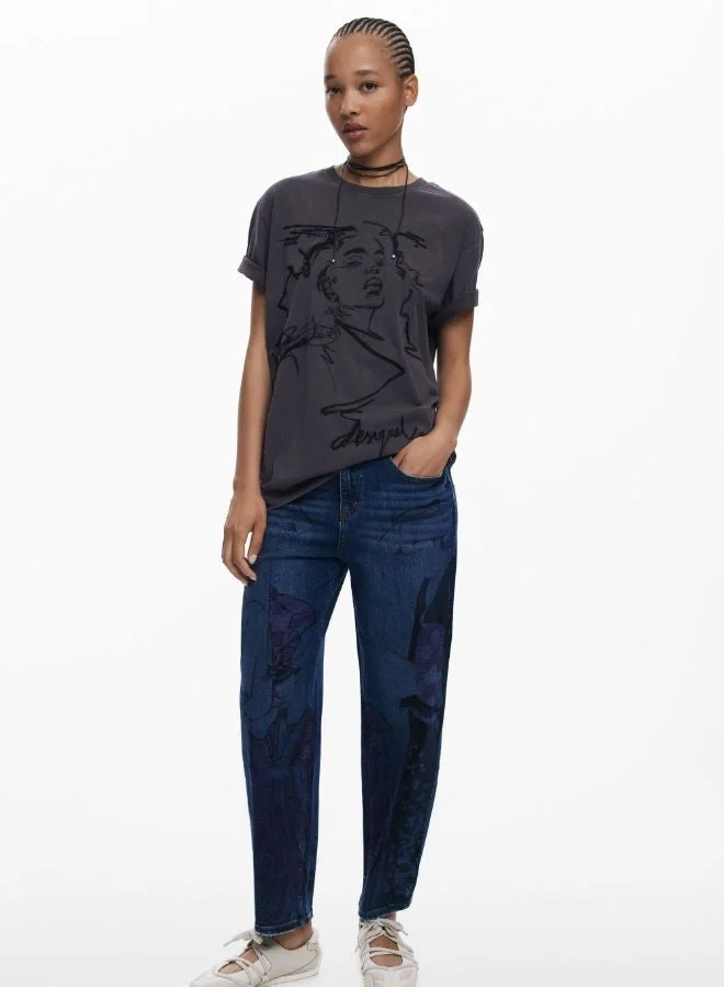 ديسيجوال تي شيرت منقوش باهظ الثمن