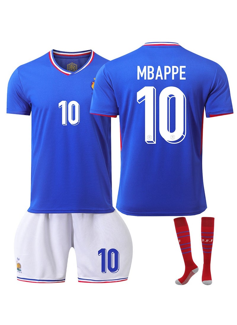 2024 European Cup French Children's And Youth Football Uniform Three-Piece Suit No. 10 - pzsku/ZACCA8643F82277011689Z/45/_/1717040463/326e1959-210f-49b1-ad31-dcfce42061b5