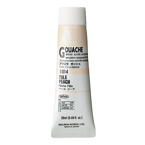 Holbein Acryla Gouache 20ml Pale Peach - Image 3