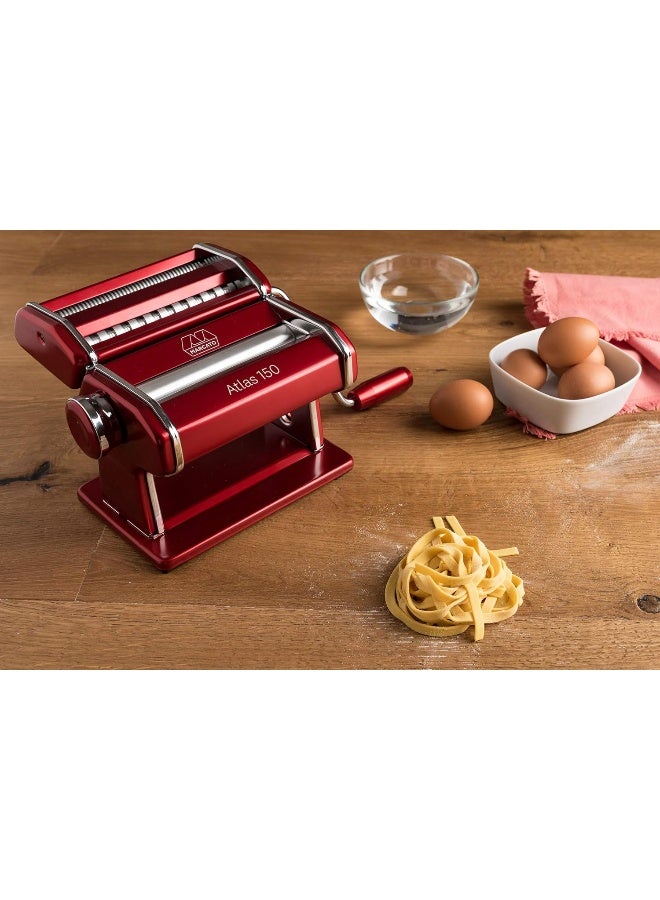 MARCATO Atlas 150 Pasta Maker Red  - Image 1