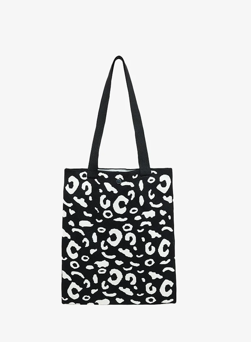 Animal Patterned Shoulder Bag