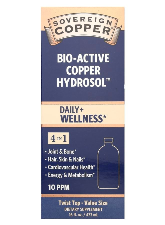 Sovereign Silver BioActive Copper Hydrosol™ 10 PPM 16 fl oz (473 ml)
