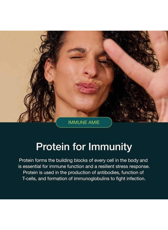 Nuzest Protein Plus | Immune Amie | Chocolate | Supports Healthy Immune System | Stress Support Benefits | Vitamins and Minerals | Lion's Main, Maitake & Shitake Mushrooms | 8.8oz/ 250g (10 Servings) - Image 4