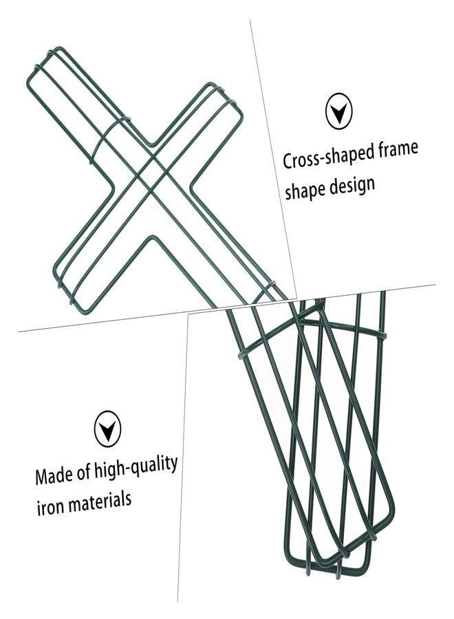 OFFSCH 2Pcs Shaped Wreath Frames for DIY Wreath Making Decorative Garland Frames Supplies for Easter and Seasonal Decor - Image 5