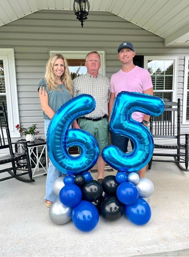 IWERP Navy Blue 6 Balloon, Number Balloon 40 Inch, Blue Party Supplies 6th Balloons for Birthday, 6 Birthday Balloon, Number 6 Balloon - Image 3