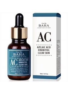 Cos De BAHA Azelaic Acid + Tea Tree Clear Skin Facial Serum with Niacinamide 10%, Salicylic Acid, Retinol - Fast & Efficient Cystic Acne, Age-Defying, Relieve Trouble Skin Formula, 1 Fl Oz (30ml)  - Image 2
