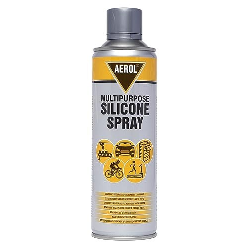 Aerol Silicone Lubricant Spray Grade 70 (300g/513ml) Lubricates Plastic, Rubber & Metal Parts | Aerol Corrogard 6 in 1 Anti rust Lubricant and Cleaner Grade 4141 (300g/439ml) (COMBO PACK) - Image 2
