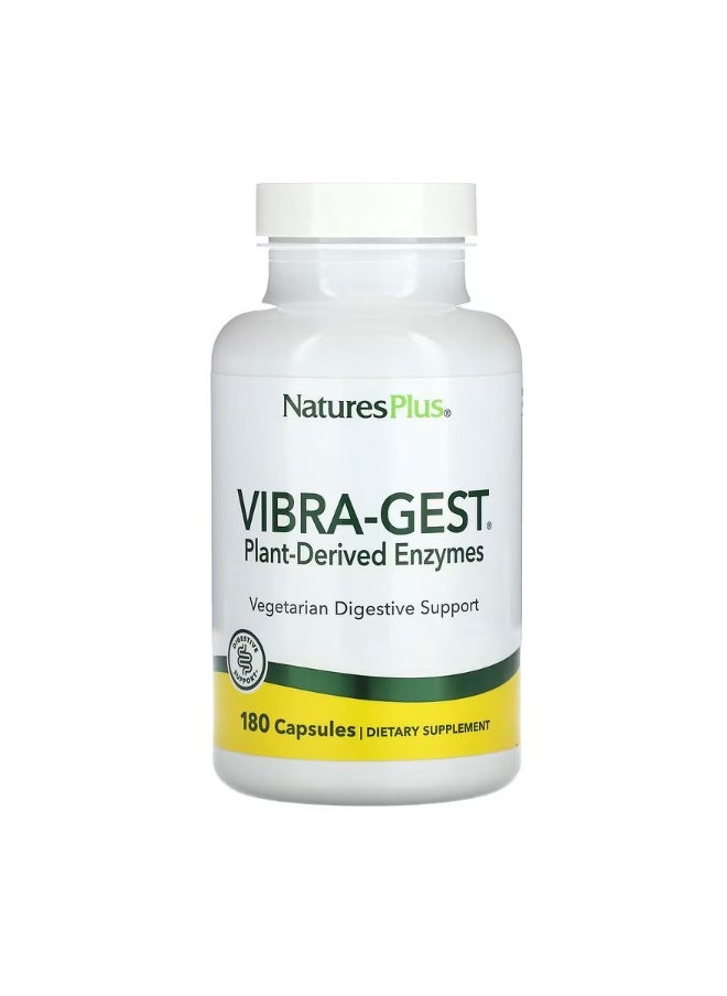 NaturesPlus VibraGest 180 Capsules  - Image 1