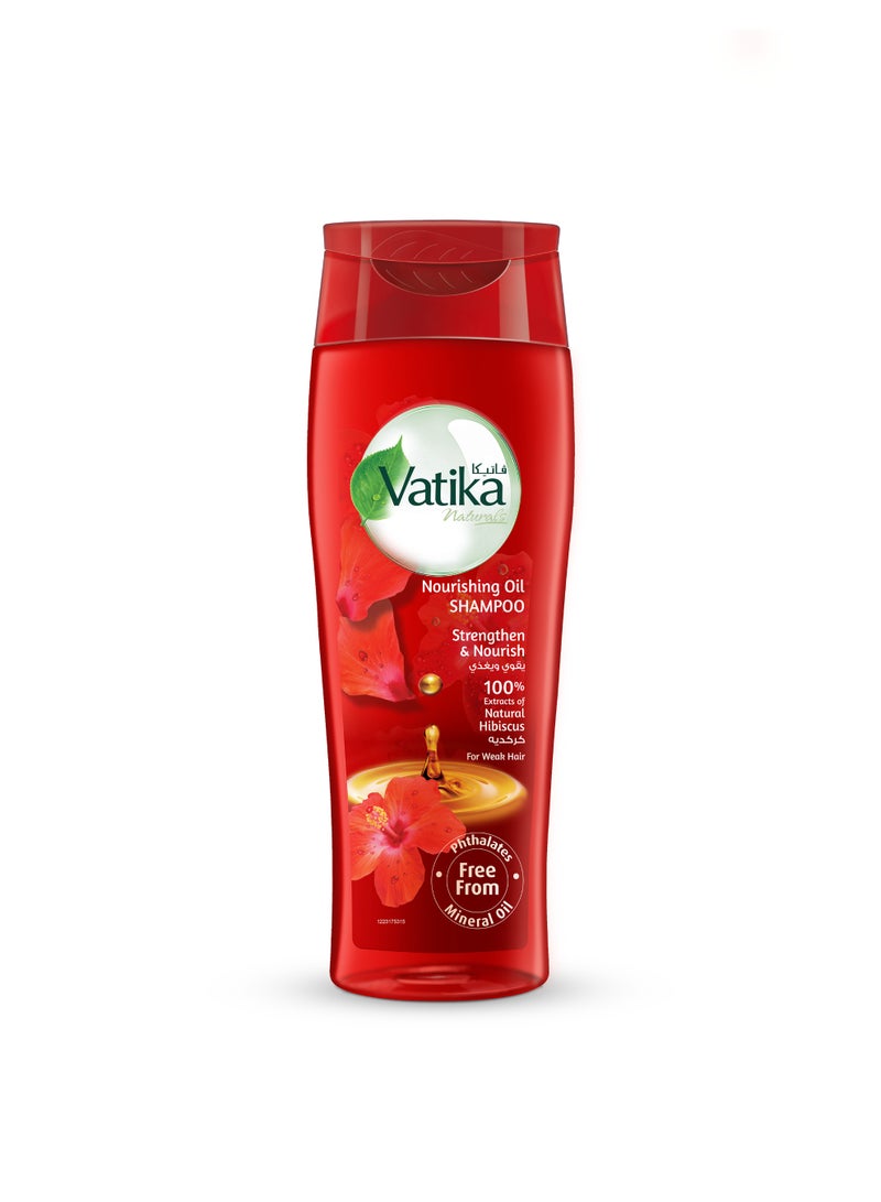 فاتيكا ناتشورالز شامبو فاتيكا ناتشورالز أويل بالكركديه 425 مل | يقوي ويغذي | يعزز نمو وكثافة الشعر | يمنع التجعد - Image 1