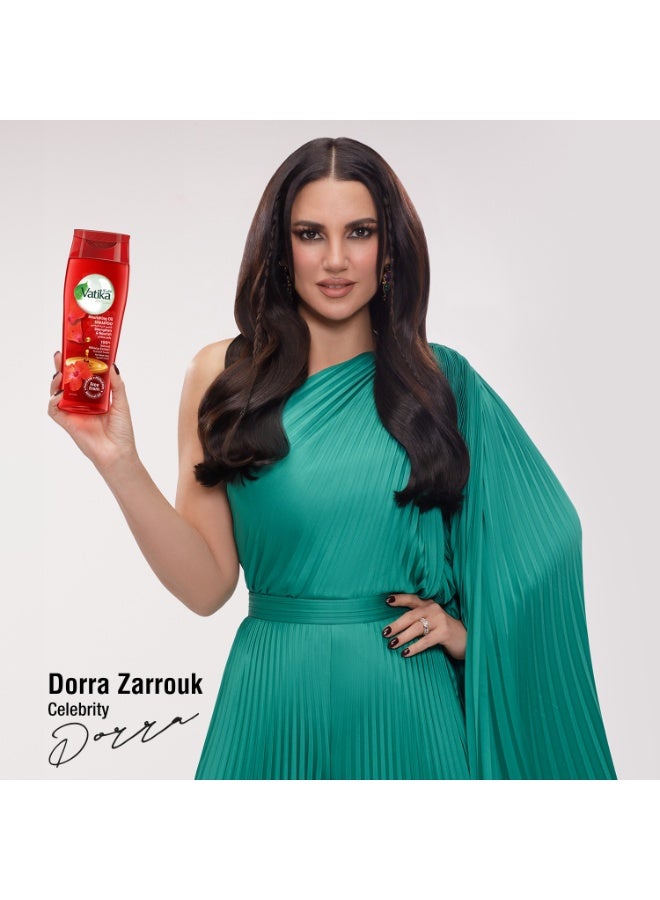 فاتيكا ناتشورالز شامبو فاتيكا ناتشورالز أويل بالكركديه 425 مل | يقوي ويغذي | يعزز نمو وكثافة الشعر | يمنع التجعد - Image 3