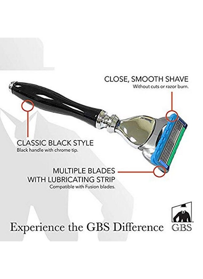 .B.S Men'S Shaving Razor Sleek Style Handle Compatible With 5 Blade Razor Blades Black - pzsku/ZACCAF892789E60407B13Z/45/_/1696071839/f6d5e72c-35f7-4a3e-ab87-cdf494249a3c