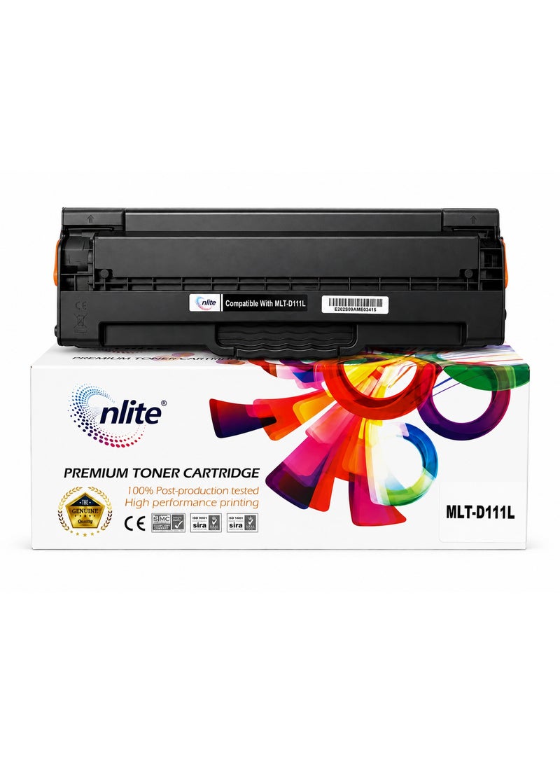 إنلايت خرطوشة حبر enlite عالية الجودة MLT-D111L/D 111  لطابعات سامسونج سلاسل M2020، M2070، SL-M2026، SL-M2077، و SL-M2078 - Image 1