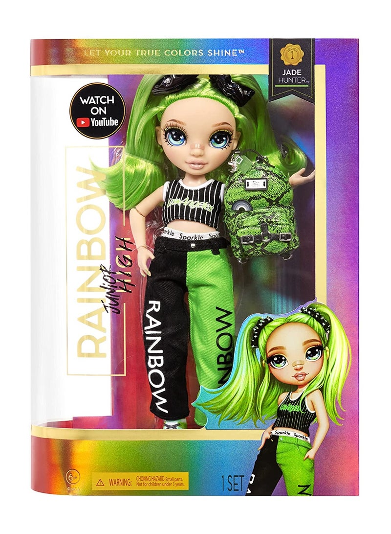 RAINBOW HIGH Junior High - Jade Hunter Fashion Doll - Image 3