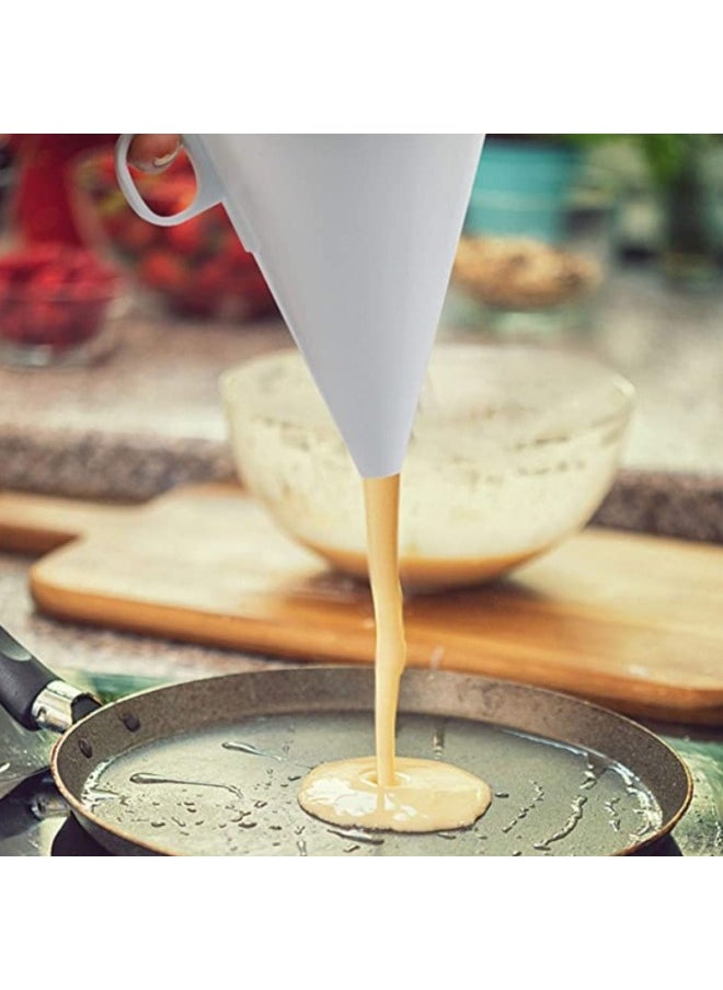 Generic - Handheld Cake Dispenser Cream Component Funnel Cup Pancake Fruit Batter Separator Baking Tool-Specifications:Opp Bag - Image 1