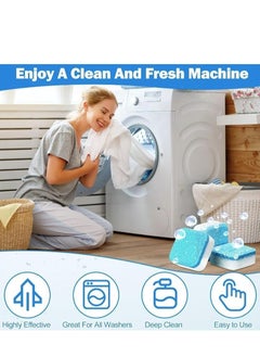 Generic Washing Machine Cleaner Tablets, Deep Clean Front Loader & Top Load Washer, 12 Pcs Professional Grade Washer Machine Cleaner Deodorizer for Removing Build-up  - Image 4