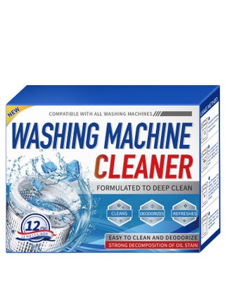 Washing Machine Cleaner Tablets, Deep Clean Front Loader & Top Load Washer, 12 Pcs Professional Grade Washer Machine Cleaner Deodorizer for Removing Build-up - pzsku/ZACCB1F2CEE0A802183E4Z/45/_/1721285030/6c6f06ac-b74e-4298-a03b-3af063aaf648