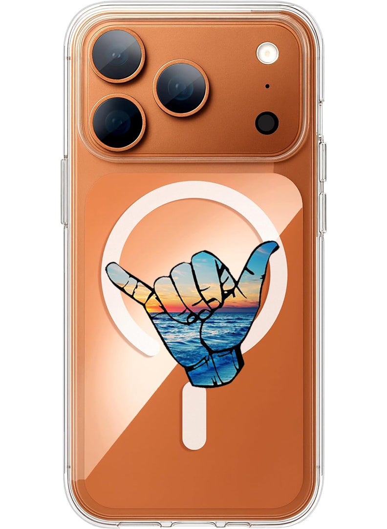 Theodor Magnetic Case for Apple iPhone 17 Pro Max Compatible with MagSafe Wireless Charging, Shockproof Phone Bumper Cover - Happiness is believing in Unicorns - Image 1