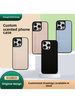 A Variety Of Mobile Phone Applicable Fragrance DIY Simple Mobile Phone Case All-inclusive Higher Lens Mobile Phone Protective Case-Color:Bright Pink (phone Case + Blank Scented Tablets + Scented Tablets Bag)-Applicable Models:iPhone16pro Max