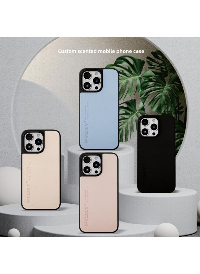Generic - A Variety Of Mobile Phone Applicable Fragrance DIY Simple Mobile Phone Case All-inclusive Higher Lens Mobile Phone Protective Case-Color:Bright Pink (phone Case + Blank Scented Tablets + Scented Tablets Bag)-Applicable Models:iPhone16pro Max - Image 1