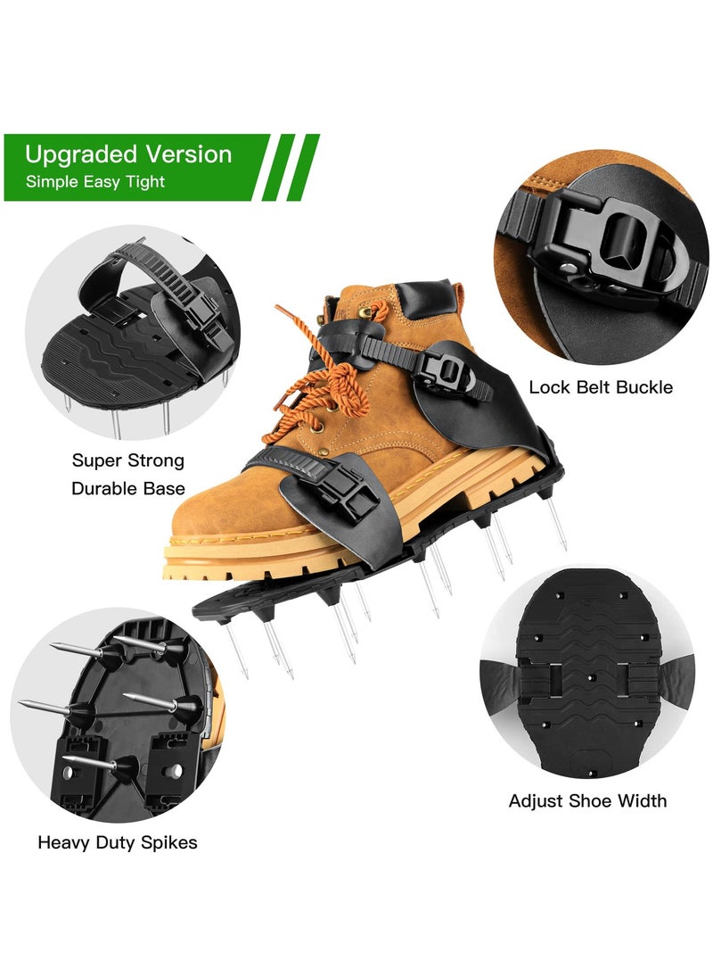 Generic - Upgraded Lawn Aerator Spike Shoes with Fully Adjustable Straps - Perfect Tool for Aerating Your Yard, Patio, Garden, and Grass Lawn. - Image 1