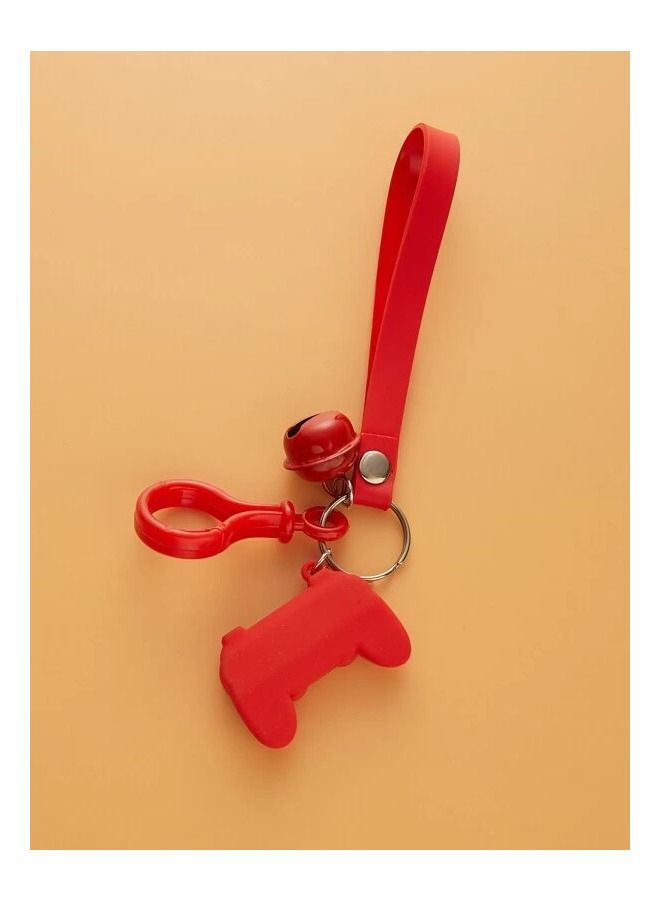 Distinctive Cartoon Keychain Cute Accessory Keychain Playstation Console Design With Ribbon Fits Car Wallet And Bag Nice Creative Gift - Image 2